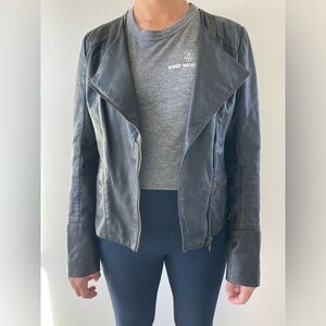 Bagatelle Black Genuine Leather Jacket M Coat